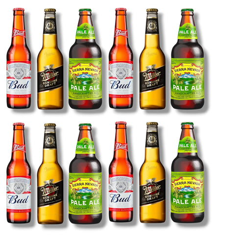 Amerikanisches Bier-Set – Bud, Miller & Sierra Nevada