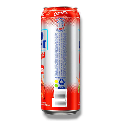 Nahaufnahme der Bud Light Chelada 739 ml Dose mit Clamato