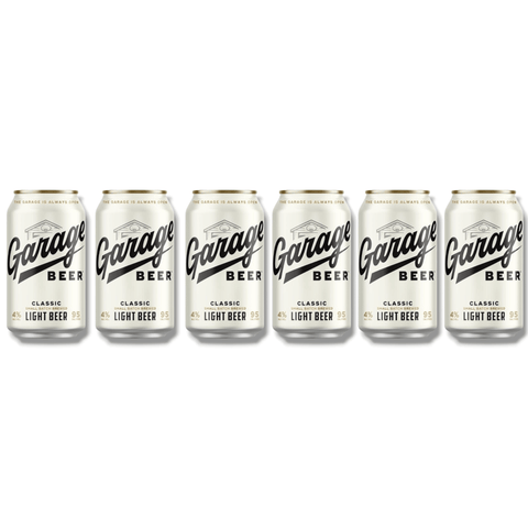 MHD 15.06.2026 - Garage Beer Classic 0,35l– American Light Lager Bier 4 % Vol.