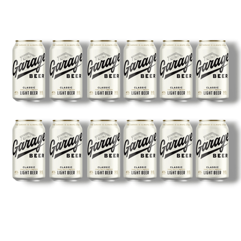 MHD 15.06.2026 - Garage Beer Classic 0,35l– American Light Lager Bier 4 % Vol.