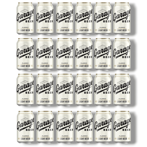 MHD 15.06.2026 - Garage Beer Classic 0,35l– American Light Lager Bier 4 % Vol.