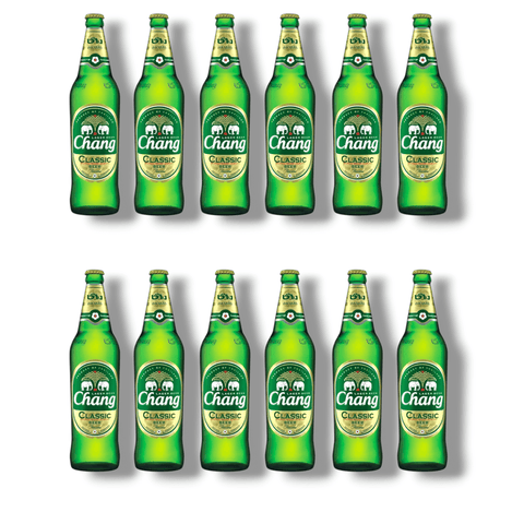 Chang Bier 620ml 12er Pack – Großpackung thailändisches Premium Lagerbier für gesellige Anlässe