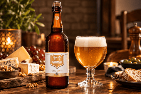 Chimay Cinq Cents 0,75 l belgisches Trappistenbier in gemütlicher Genussatmosphäre