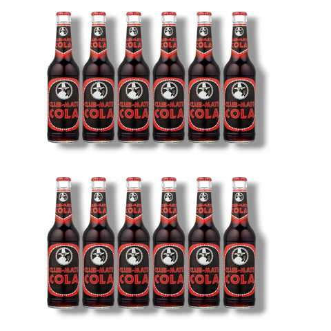 12 Flaschen Club-Mate Cola à 0,33 l – Cola mit Mate