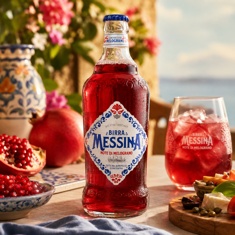Birra Messina Note di Melograno 0,33l- Italienisches Lagerbier 5,0% Vol.
