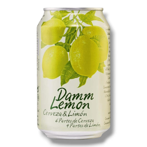 Damm Lemon 330 ml Dose – mediterranes Radler mit Zitrone und Limette