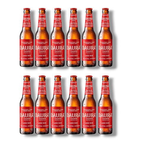 Daura Damm Gluten Free 330 ml 12 Flaschen glutenfreies Lagerbier