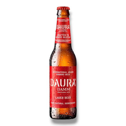 Daura Damm Gluten Free 330 ml glutenfreies Lagerbier aus Spanien
