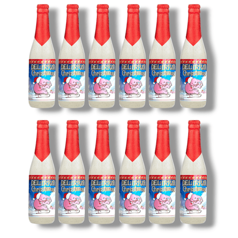 Delirium Christmas 12er-Pack 0,33 l – Belgisches Weihnachtsbier, perfekt für Festtage und Feiern