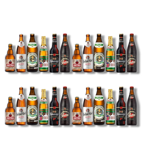 24er Deutschland Bierpaket mit sechs Bierklassikern aus verschiedenen Regionen Deutschlands