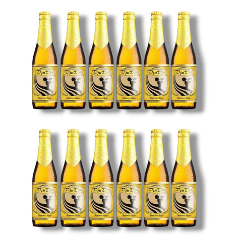 12 Flaschen DjuDju Banana à 0,33 l – exotisches Fruchtbier mit Bananengeschmack