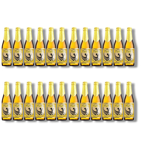 24 Flaschen DjuDju Banana à 0,33 l – exotisches Fruchtbier mit Bananengeschmack