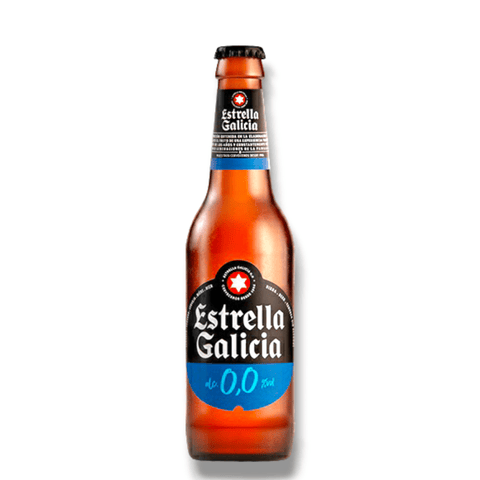 Estrella Galicia 0,0 0,33 l alkoholfreies spanisches Lagerbier