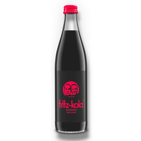 Fritz-Kola Super Zero 500ml Einzelflasche – zuckerfreie Kola mit Koffein