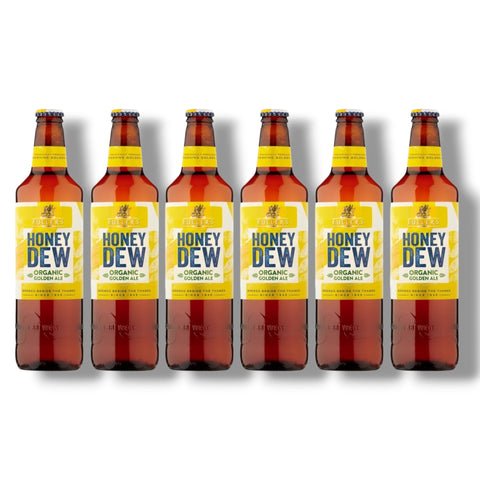6 Flaschen Fuller's Organic Honey Dew à 0,5 l – englisches Golden Ale mit Honig