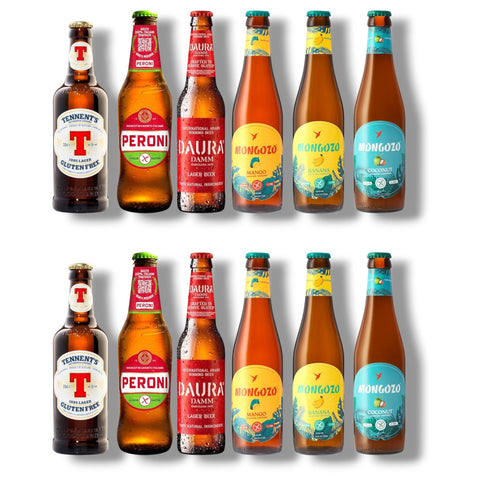 Glutenfreies Bier Mixpaket mit 12 internationalen glutenfreien Bieren