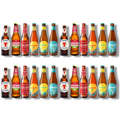 Glutenfreies Bier Mixpaket mit 24 internationalen glutenfreien Bieren