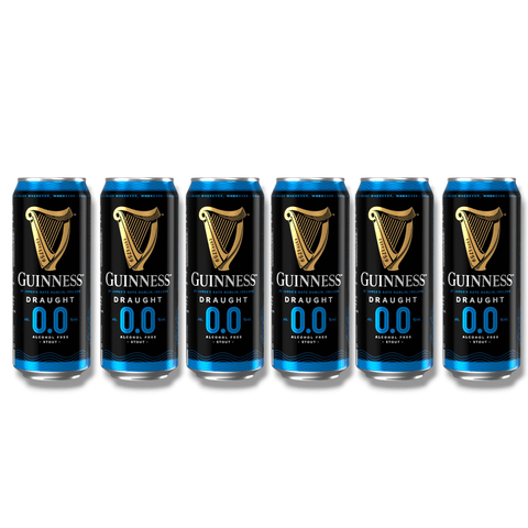 Guinness 0.0 6 Dosen 440 ml alkoholfreies Stout
