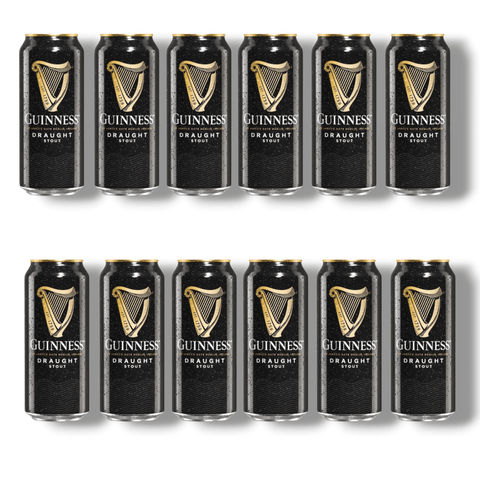 Guinness Draught Stout 12er Pack Dosen 440ml Vorrat Irish Dry Stout
