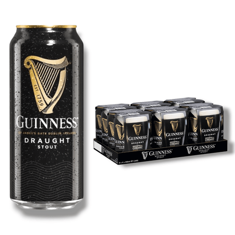 Guinness Draught Stout 24er Pack Dosen 440ml Großpackung Irish Stout