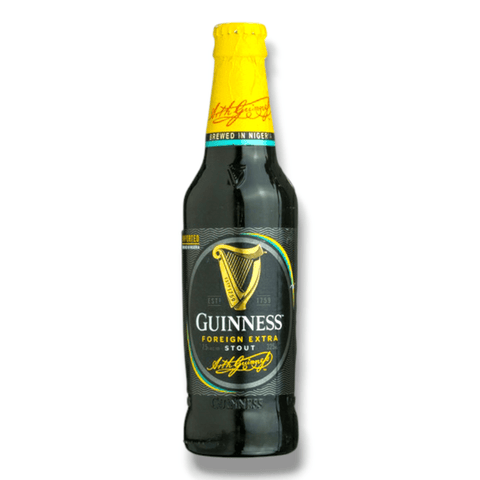 Flasche Guinness Stout 600ml aus Nigeria – klassisches irisches Stout mit Röstkaffee- und Schokoladenaromen