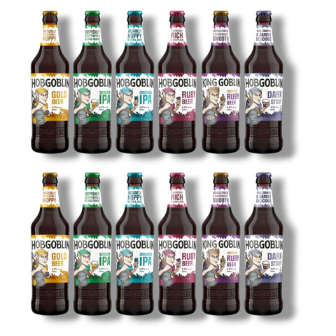 Hobgoblin Entdeckerpaket mit 12 verschiedenen englischen Bieren
