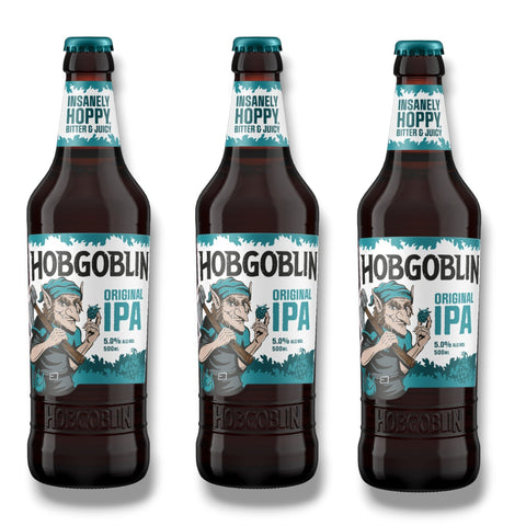 3 Flaschen Hobgoblin Original IPA 0,5 l