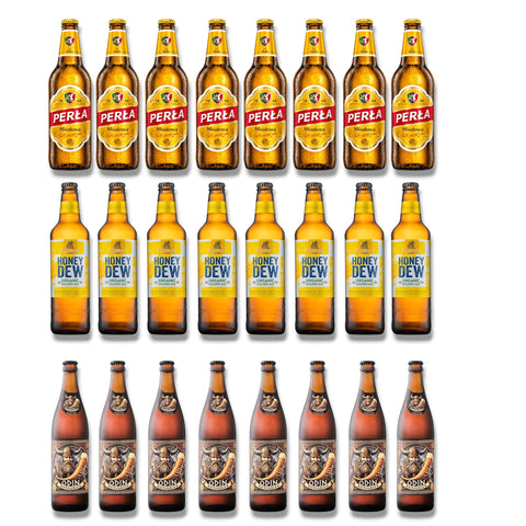 24er Honigbier Probierpaket mit Fullers Perla und Odin Honigbier