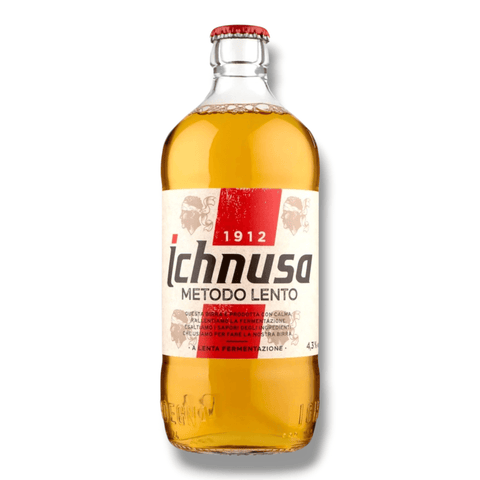 Ichnusa Metodo Lento 4,3 % Sardisches Lagerbier in der 0,33l Glasflasche