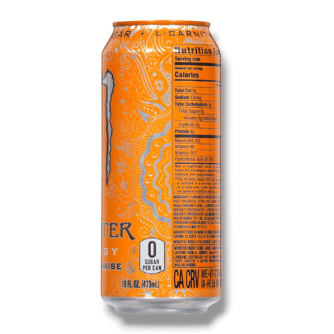Monster Energy Ultra Sunrise  Zero Sugar 473 ml –  USA Import
