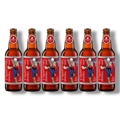 6 Flaschen Iron Maiden Trooper Original 0,5 l