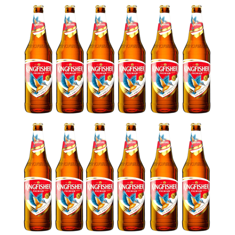 Kingfisher Premium Lager 0,33l -  mildes Bier aus Indien mit 4,5% Vol.