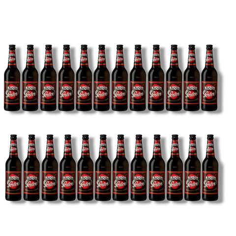 24 Flaschen Lausitzer Kirsch-Porter à 0,5 l – dunkle Bierspezialität mit Kirscharoma