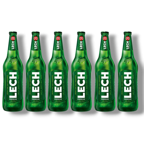 6 Flaschen Lech Premium 500 ml polnisches Lagerbier