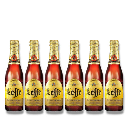 6 Flaschen Leffe Blond 0,33 l