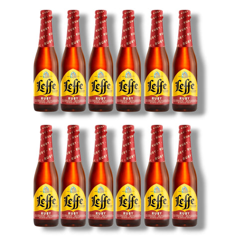 12 Flaschen Leffe Ruby 0,33 l