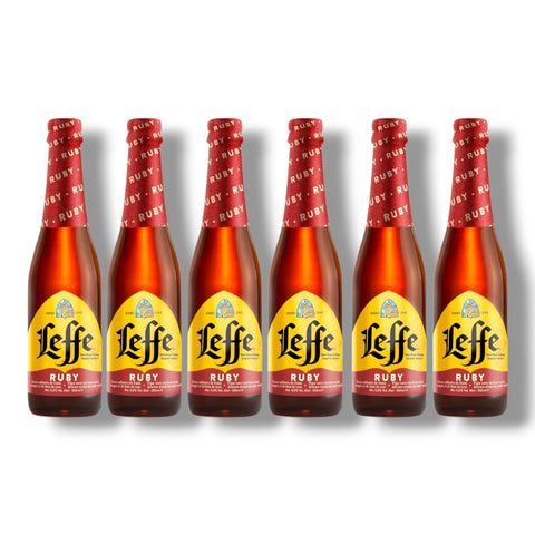 6 Flaschen Leffe Ruby 0,33 l