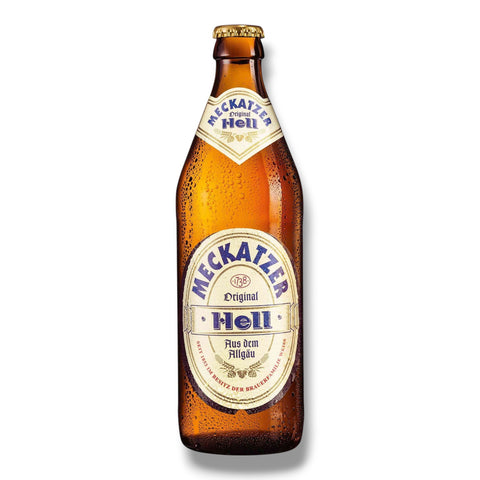 Meckatzer Hell 0,5l – Allgäuer Helles 4,9 % Vol.