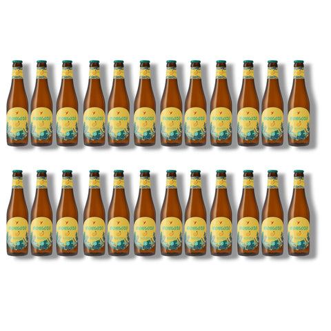 Mongozo Banana 24er Pack – glutenfreites Fairtrade-Bananenbier 24 x 330 ml