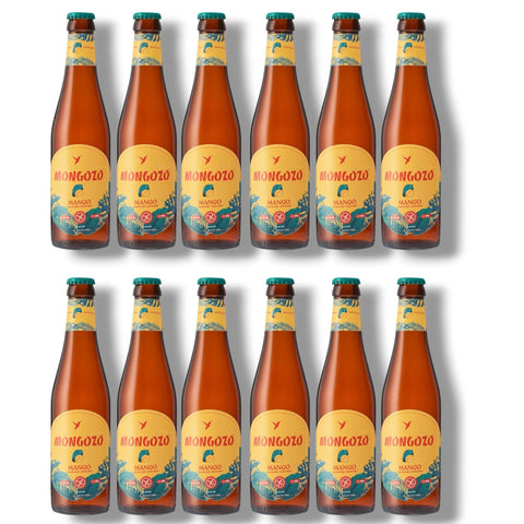 Mongozo Mango 330 ml 12 Flaschen glutenfreies Bio-Mangobier