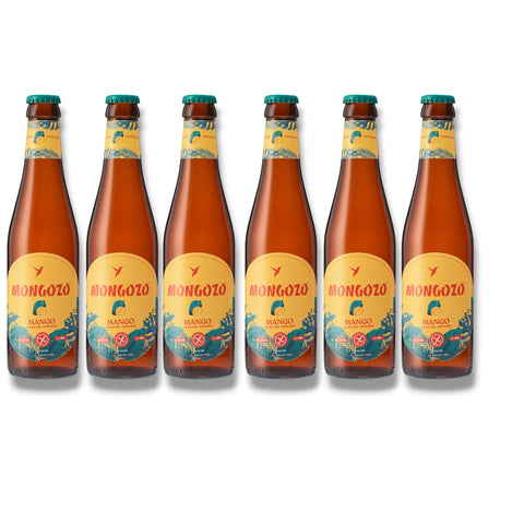 Mongozo Mango 330 ml 6 Flaschen glutenfreies Bio-Mangobier