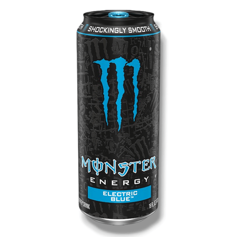 Monster Energy Electric Blue 473ml Energy Drink Dose Vorderseite