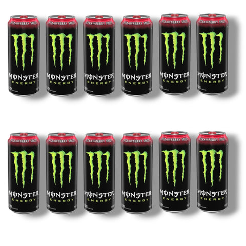 Monster Energy Strawberry Shot 473ml 12 Dosen Vorratspack