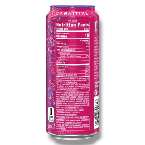 Monster Energy Ultra Punk Punch 473ml Energy Drink im auffälligen Punk Lifestyle Design