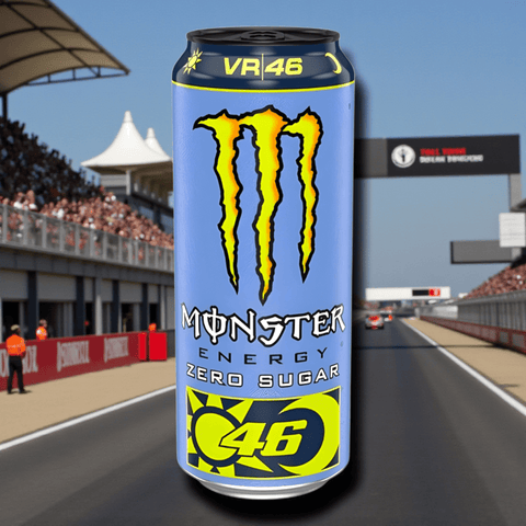 Monster Energy VR46 Zero Sugar Einzeldose freigestellt Produktbild