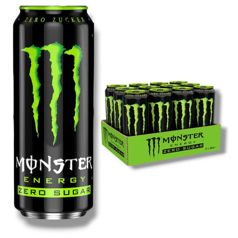 Monster Energy Zero Sugar 500ml 12 Dosen Vorratspack