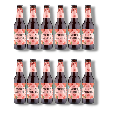 12 Flaschen Mort Subite Kriek Lambic 0,25 l