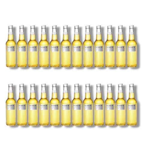 NOAM Bavaria Berlin Lager 24er-Paket mit 24 Flaschen à 0,34 l – unfiltriertes Lagerbier mit Hallertauer Aromahopfen