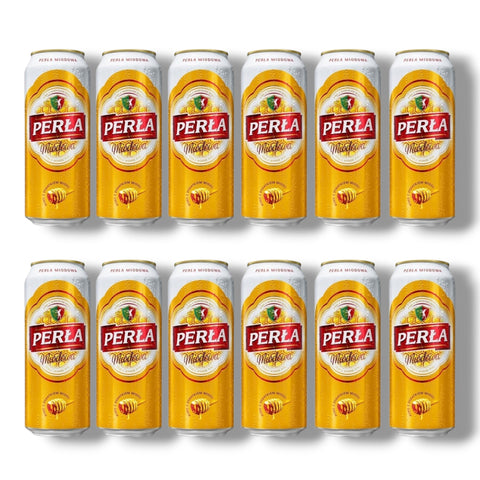 Perła Miodowa 12er Pack – Polnisches Honigbier 12 × 500 ml Dosen