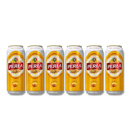 Perła Miodowa 6er Pack – Polnisches Honigbier 6 × 500 ml Dosen